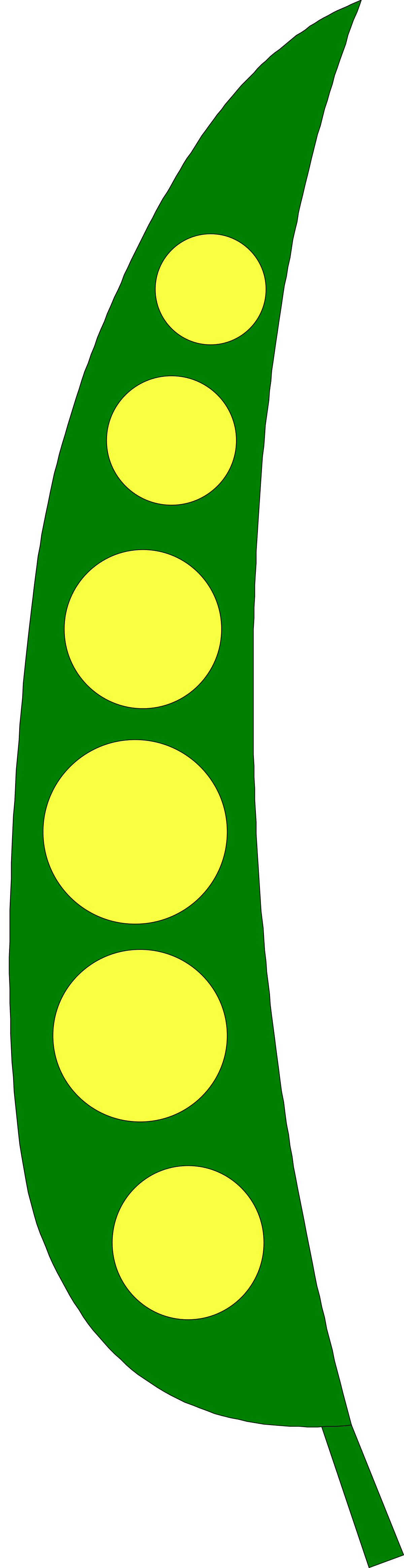 Green Leaf with Yellow Spots Clipart Design for Nature Enthusiasts