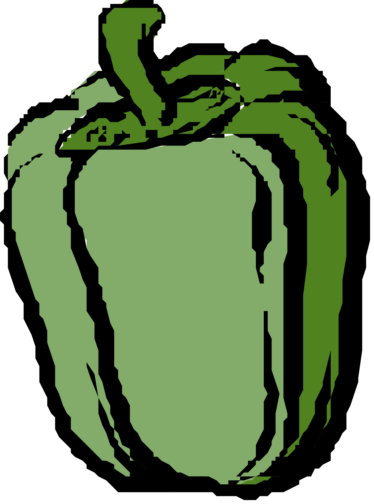 Apple with Green Leaf Clipart - Fresh and Juicy Design