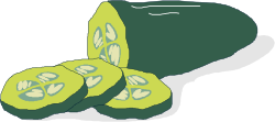 Green Leaf Clipart with White Outline - Perfect for Nature and Eco-Themes