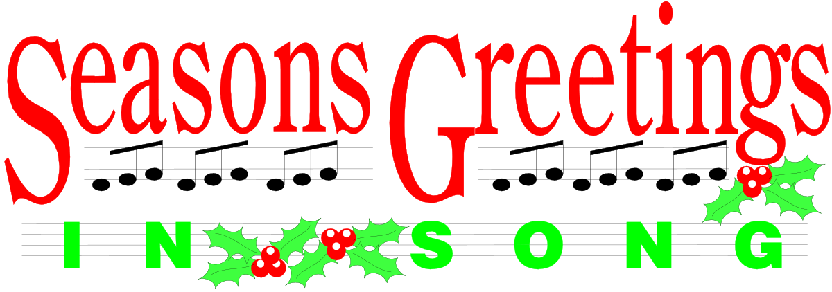 seasons greetings christmas song clip art png transparent Christmas Song Clipart: Festive Seasons Greetings Imagery