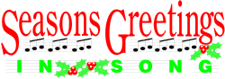 Christmas Song Clipart: Festive Seasons Greetings Imagery