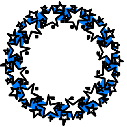 Circle of Stars Clipart - Stellar Design Elements for Your Projects