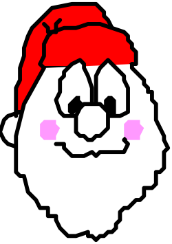 Santa Claus Face Clipart - Festive Holiday PNG