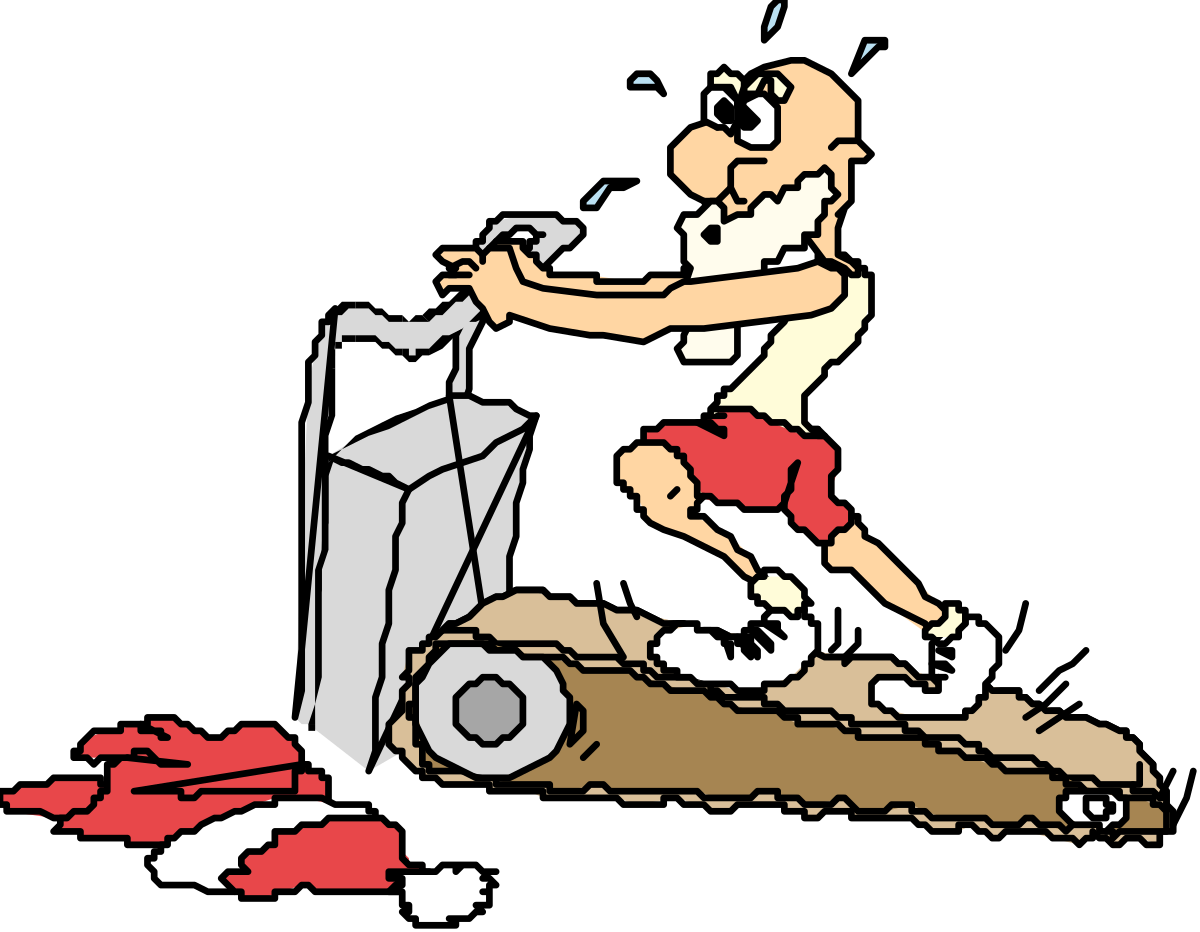 Man Holding Trash Bag Clipart for Eco-Friendly Themes