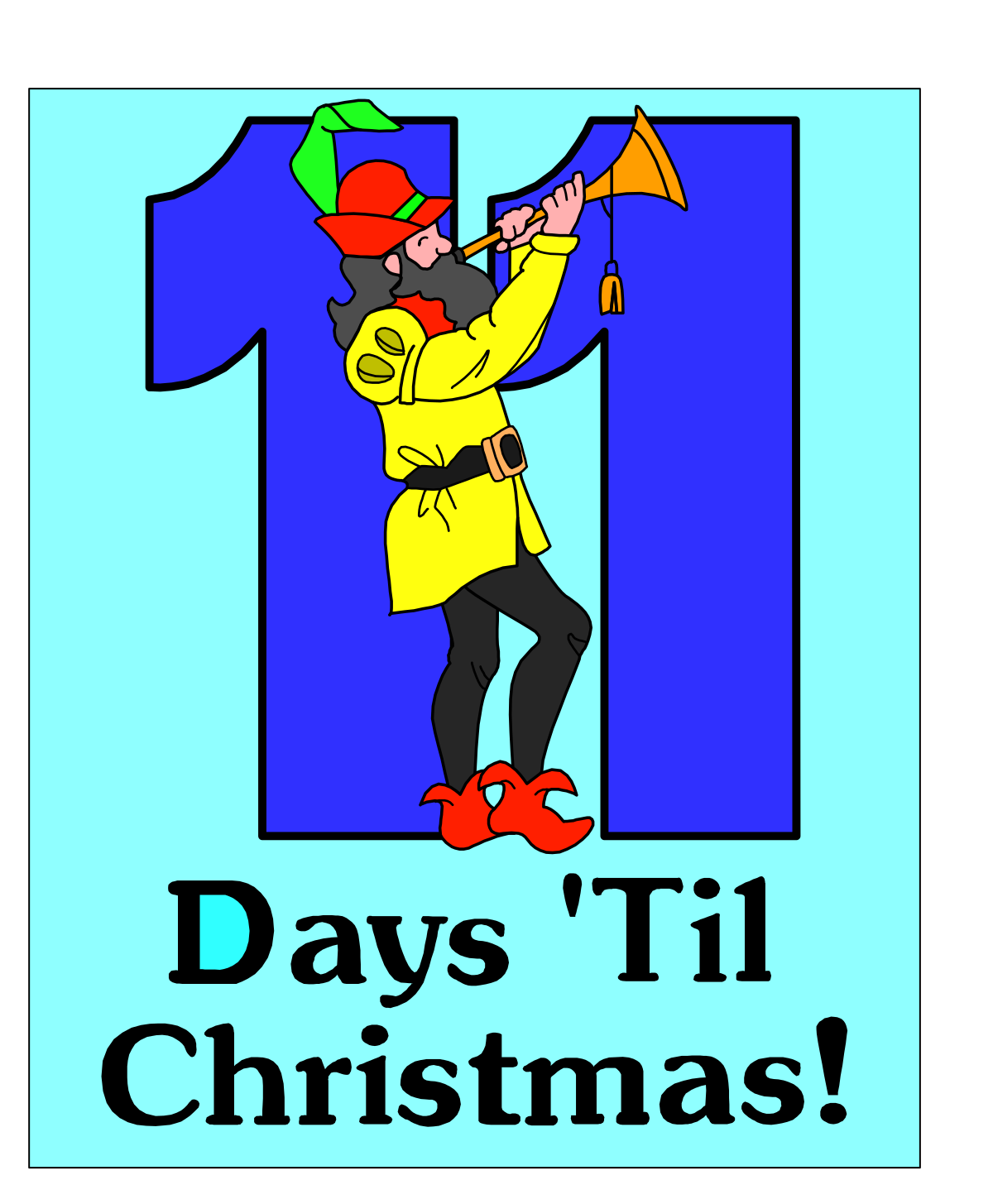 a cartoon character playing a trumpet in front of a number one clip art png transparent Cartoon Character Playing Trumpet with Number One Clipart