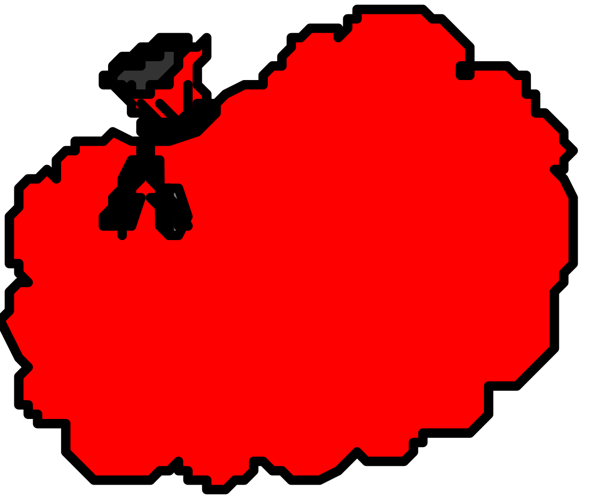 Red Map of England - Detailed Clipart for Your Creative Needs