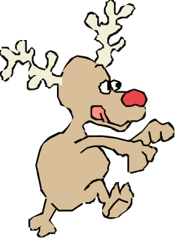 Cartoon Bear with Red Nose - Fun and Playful Clipart