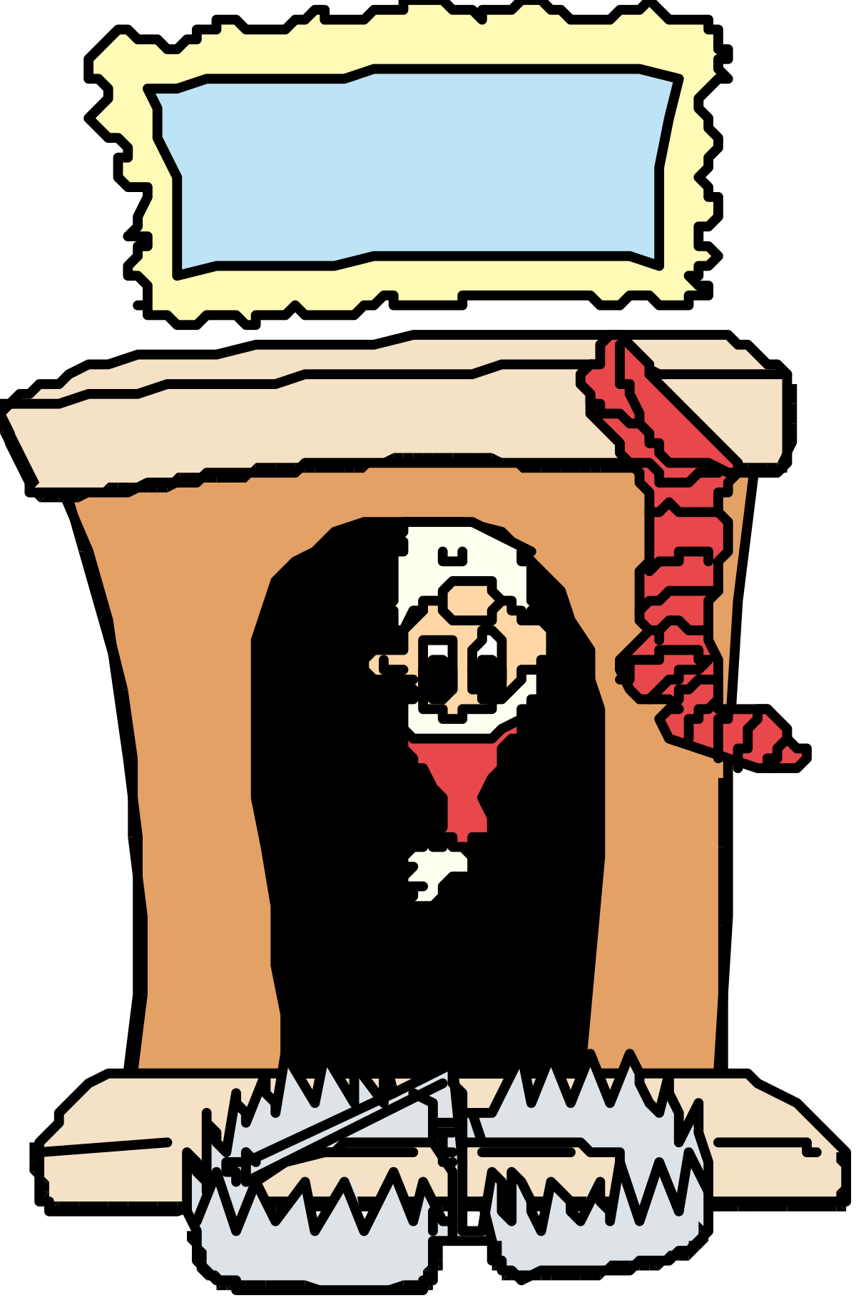 Cartoon Man with Knife Clipart for Engaging Visuals