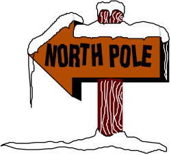 North Pole Logo Clipart: Uniquely Crafted Arctic Symbol