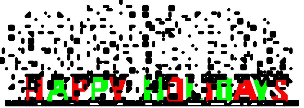 a red and green happy holidays sign clip art png transparent Happy Holidays Sign: Red and Green Festive Clipart