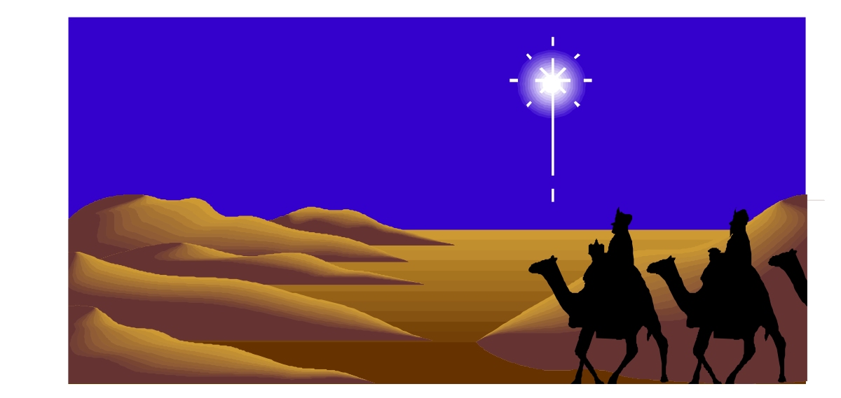 Camels in the Desert - Vibrant Clipart for Your Projects