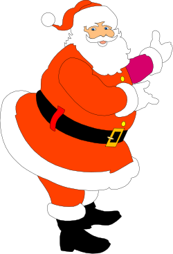 Santa Claus Clipart: Festive Holiday Cheer and Cheerful Scenes