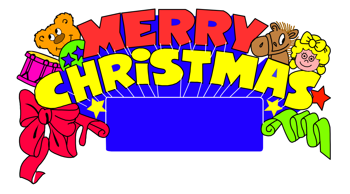Cartoon Christmas Scene with Laptop - Festive Clipart