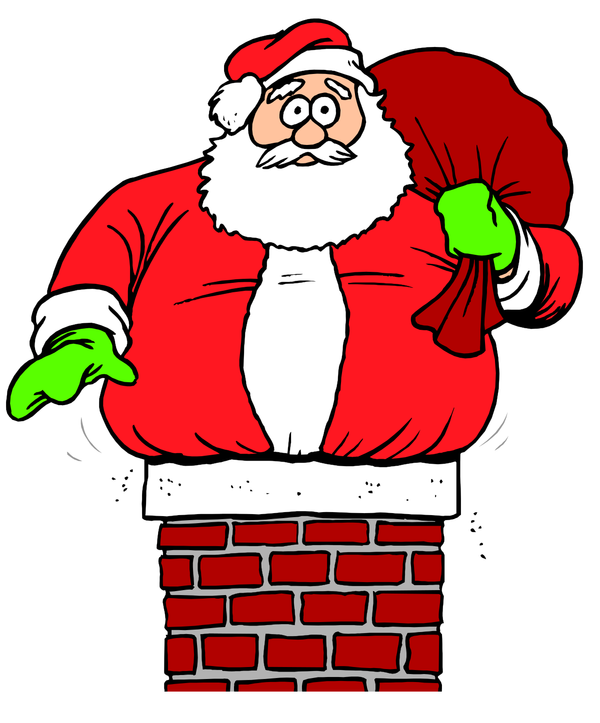 santa claus chimney clipart clip art png transparent Santa Claus Chimney Clipart - Festive Holiday Cheer