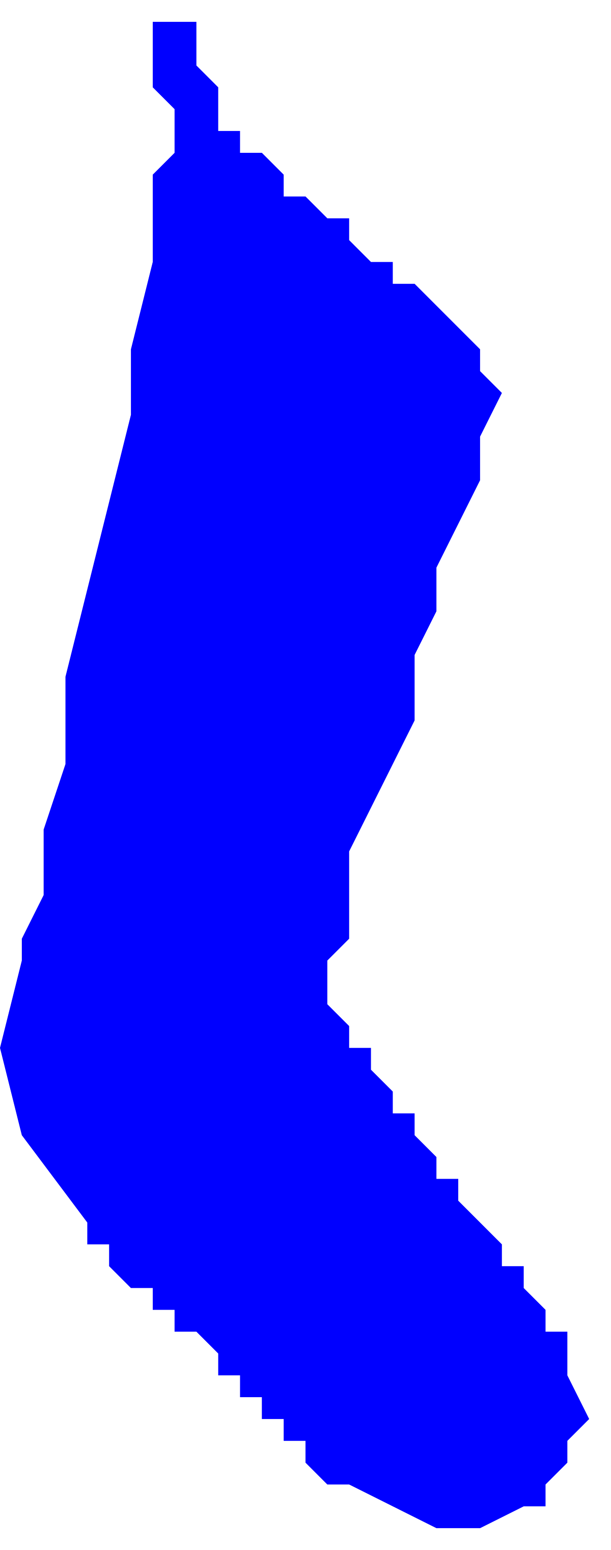 a blue map of the state of new mexico clip art png transparent Blue Map of New Mexico - Detailed Clipart for Your Projects