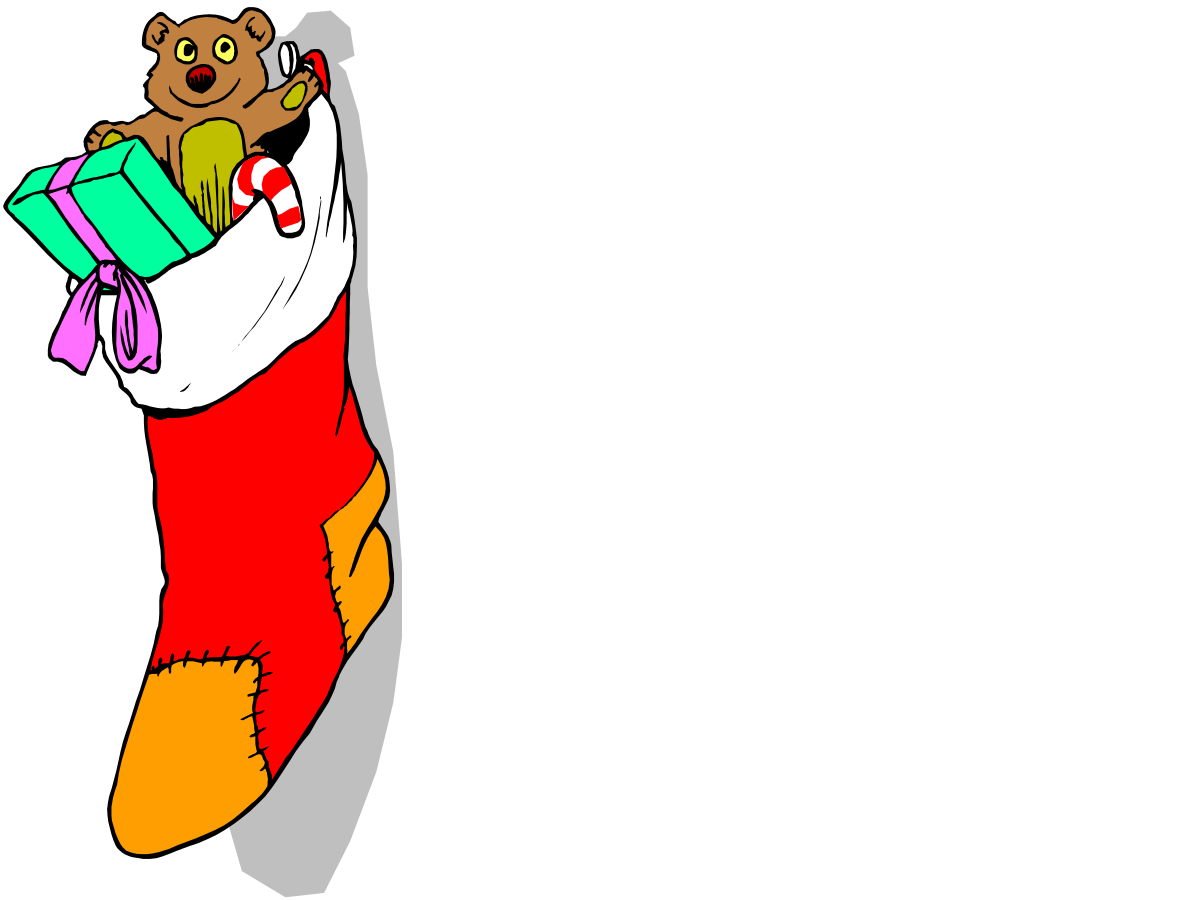 Squirrel Holding Christmas Stocking Clipart for Festive Designs