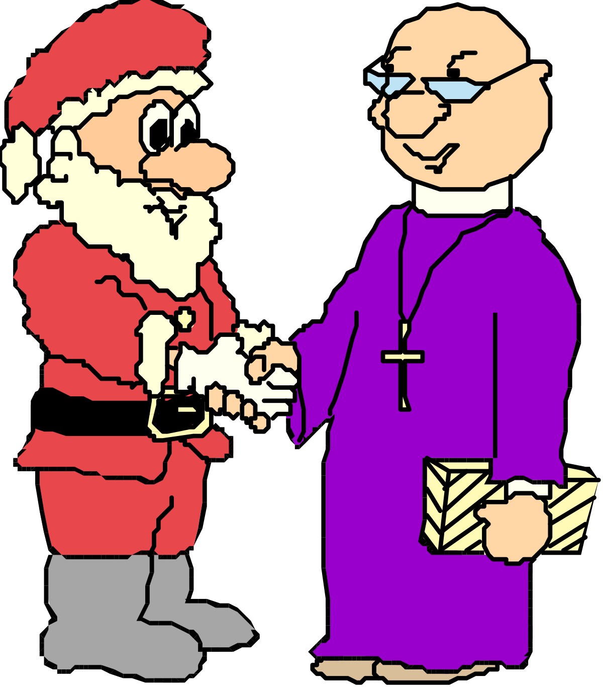 Santa Claus Clipart: Festive Holiday Cheer for Your Projects