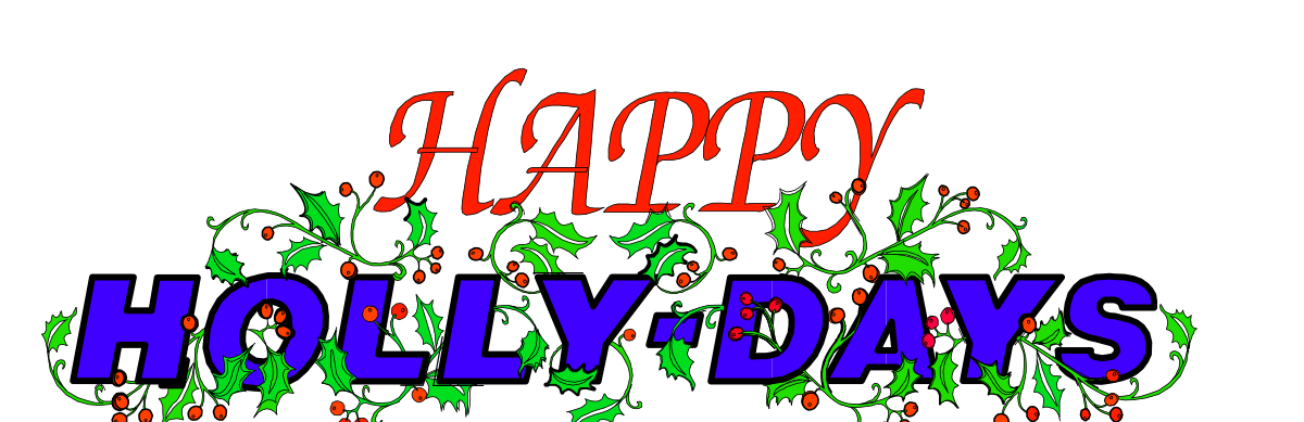 happy holidays clipart happy holidays clipart clip art png transparent Happy Holidays Clipart: Festive Decorations and Joyful Scenes
