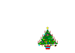 Christmas Tree with Presents Clipart - Festive Decor for Holidays