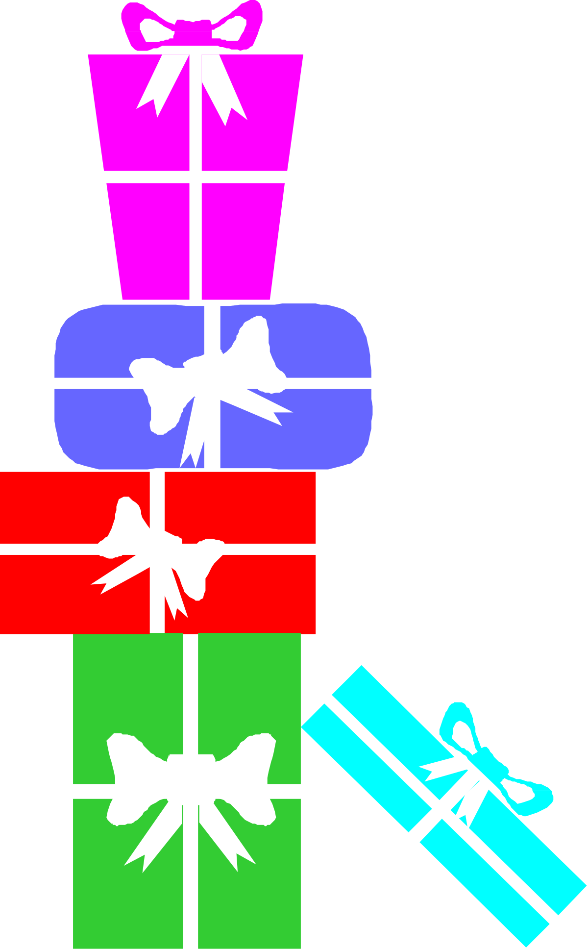a stack of colorful boxes with bows and bows clip art png transparent Colorful Gift Boxes with Bows - Vibrant Clipart for Celebrations