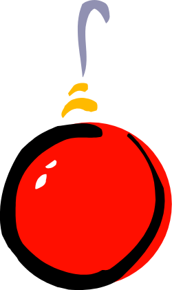 Red Bell with Yellow Accent - Vibrant Clipart for Festive Themes