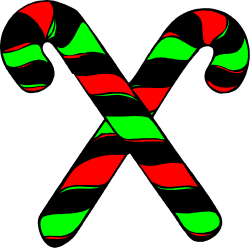 Red and Green Ribbon Clipart with Green Clip