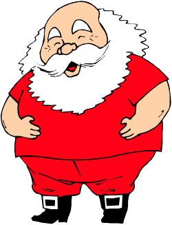 Cartoon Character with Beard and Red Shirt: Fun Clipart Option