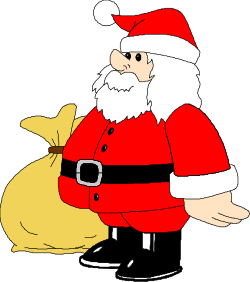 Santa Claus Clipart - Cheerful Festive Illustrations for Holiday Themes
