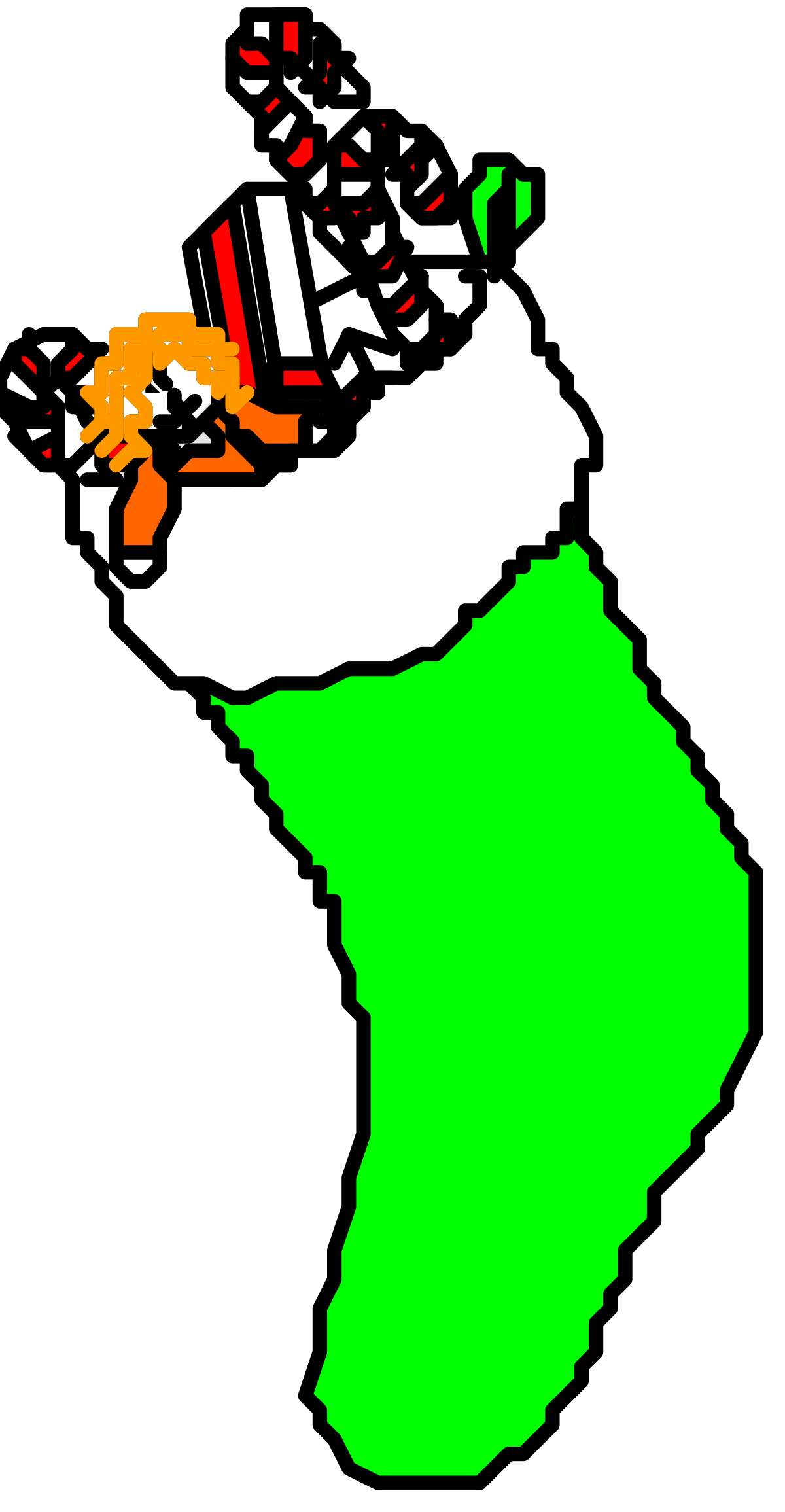 Africa Map with Country Flags Clipart - Vibrant & Educational Graphics