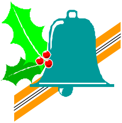 Holly Bell Clipart with Festive Greenery for Seasonal Designs