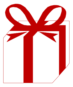Red Gift Box with Bow - Perfect Clipart for Celebrations