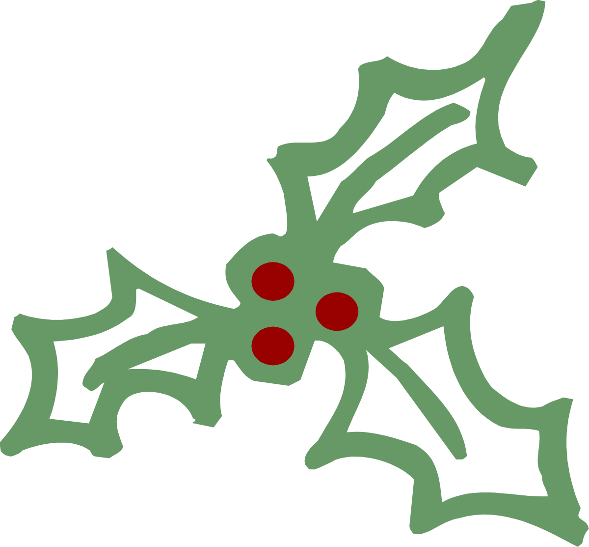 holly clipart free clipart clip art png transparent Holly Clipart: Festive Holly Leaves and Berries for Holiday Designs
