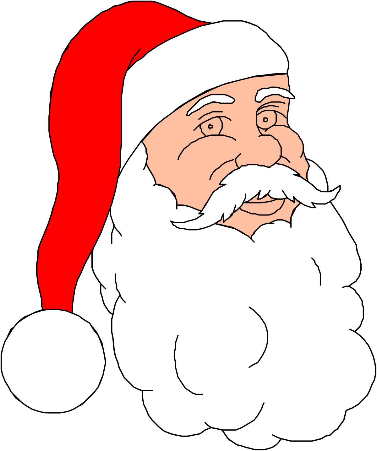 Santa Claus Clipart - Free Festive Illustrations for Holiday Cheer
