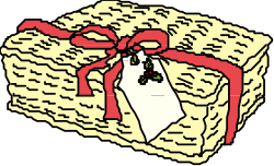 London City Map with Red Ribbon - Unique Clipart