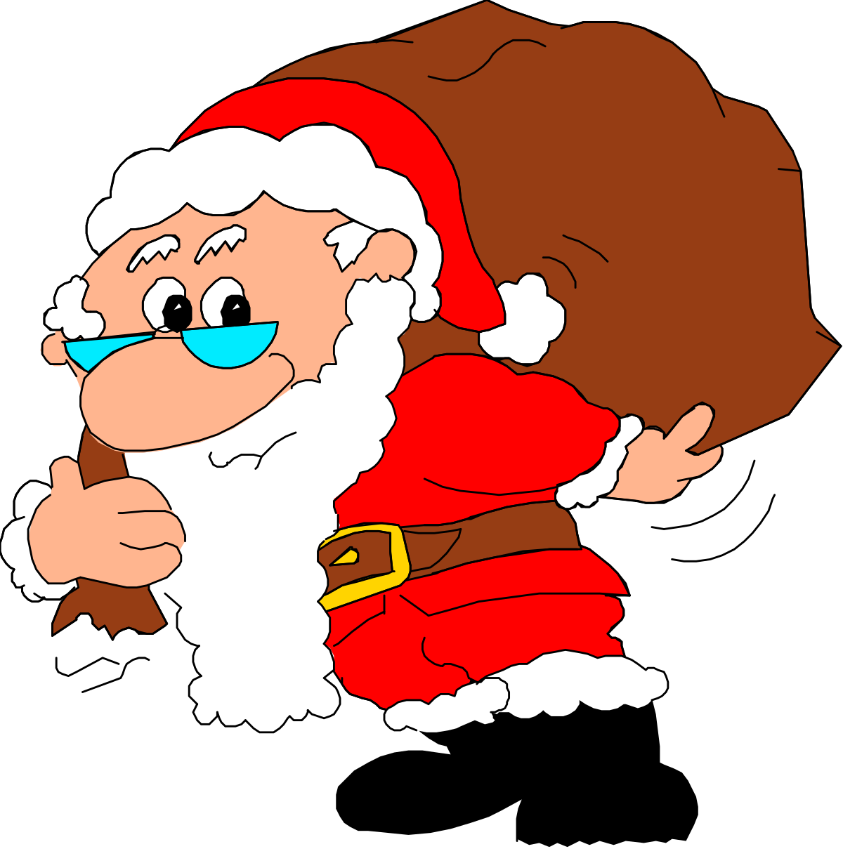 Santa Claus Clipart: Festive Illustrations of Jolly Santa