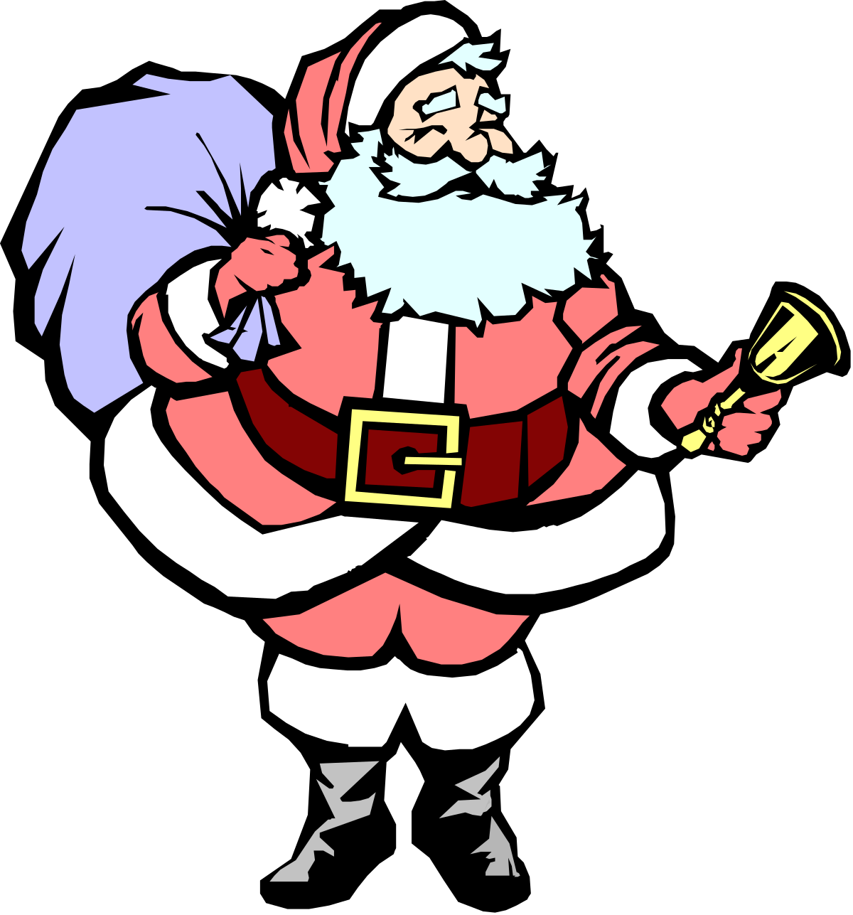 Santa Claus Clipart: Festive and Cheerful Holiday Illustrations