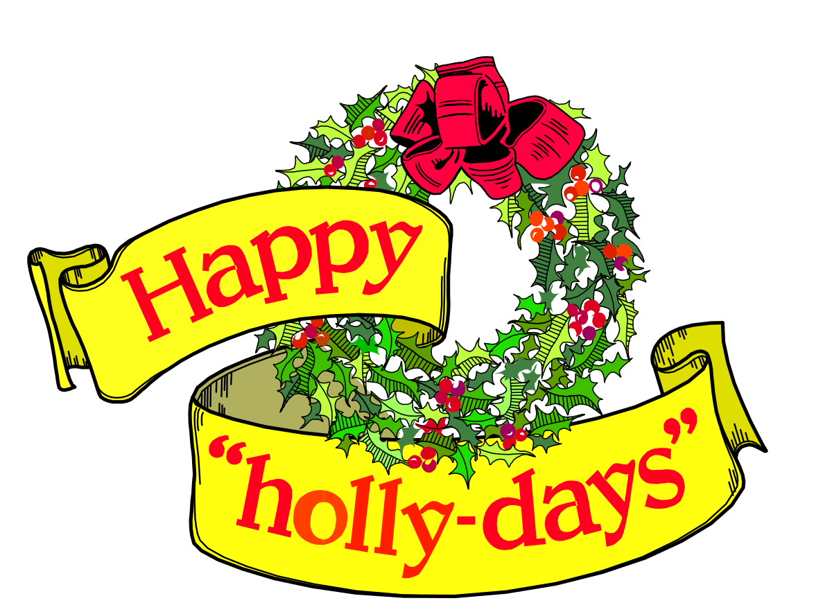 Happy Holidays Clipart - Festive Celebrations and Cheer