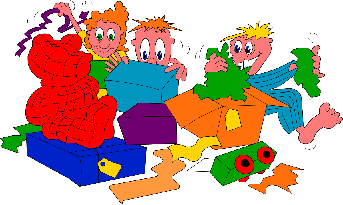 Children Playing with Toys | Joyful Clipart Scenes