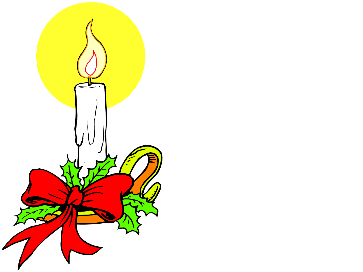a candle with a red bow on it clip art png transparent Candle with Red Bow Clipart: Perfect for Celebrations and Decorations