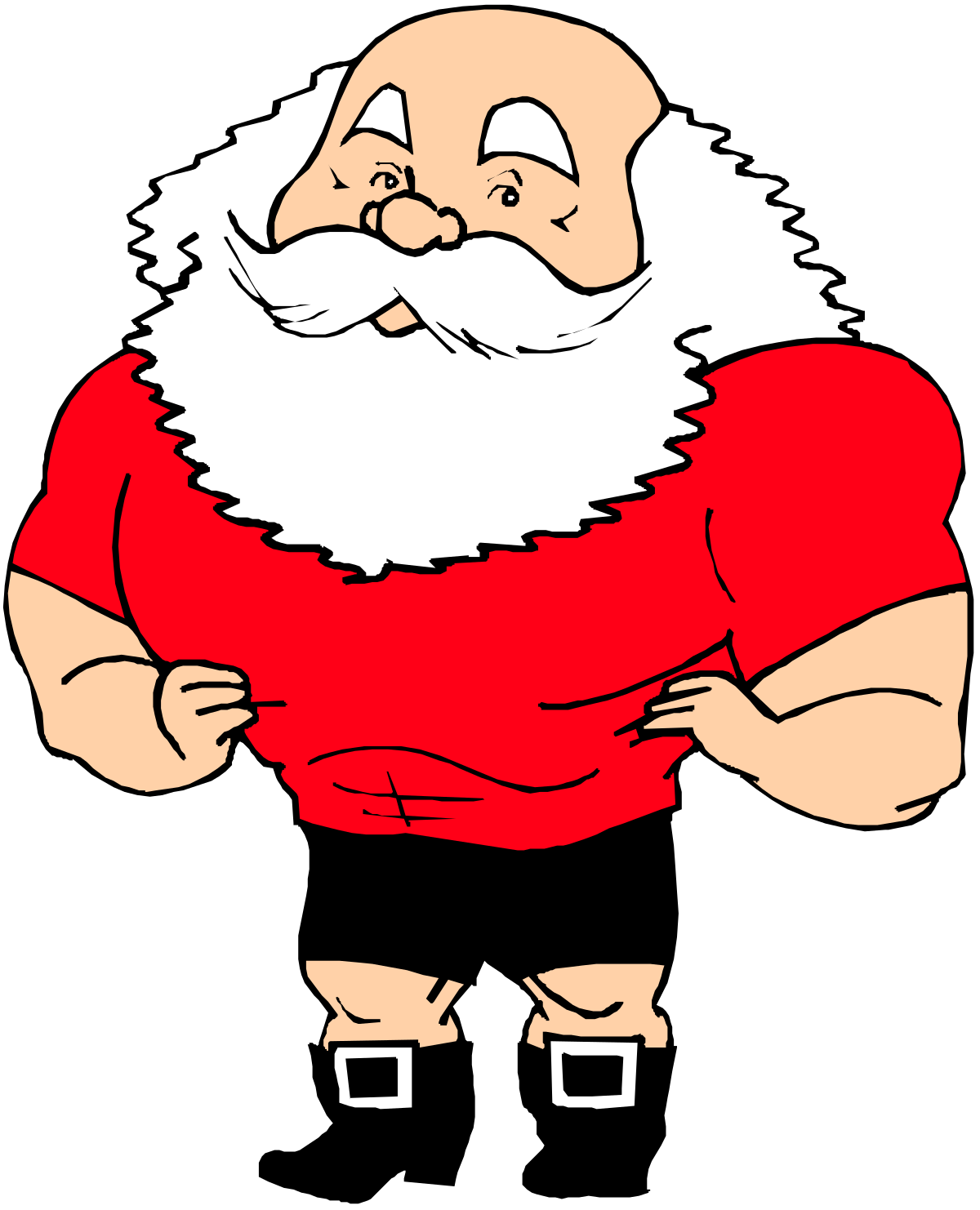 Santa Claus Clipart: Festive Holiday Cheer for Your Projects