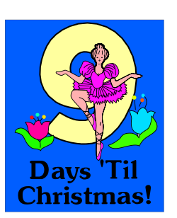 Ballerina Dancing Under a Full Moon - Enchanting Clipart