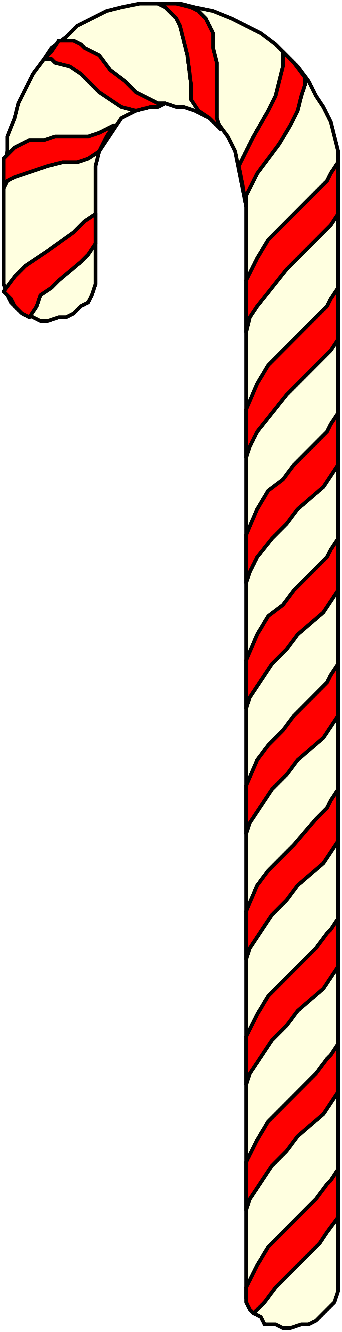 Candy Cane Clipart: Festive Red and White Striped Delight