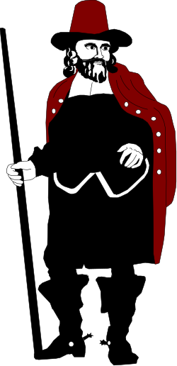 Red Hat Man Clipart - Stylish Character with Glasses