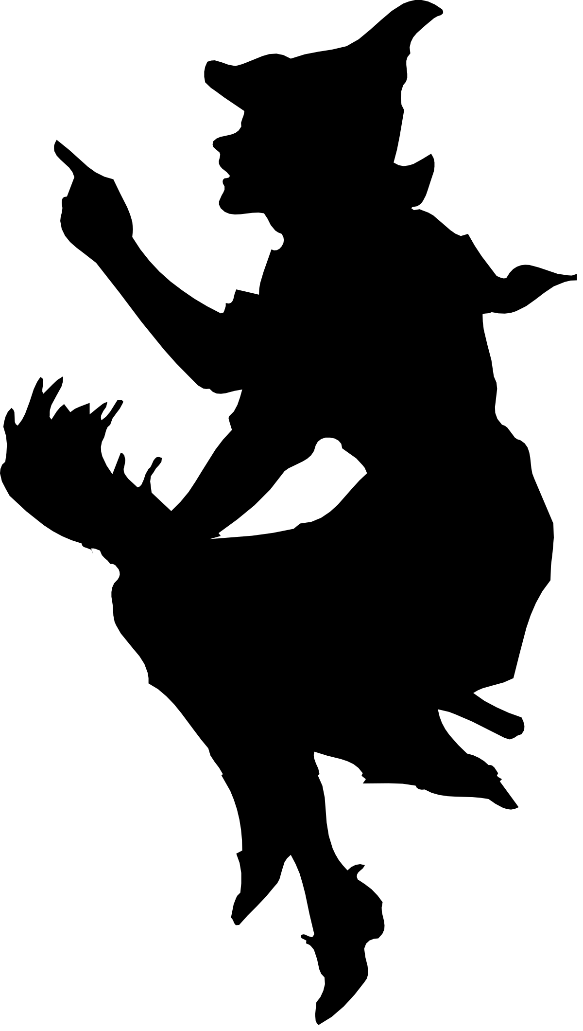 Bird Clipart in Black and White - Elegant and Minimalist Design