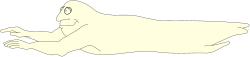 White Ghost Clipart on Black Background - Spooky & Fun Design