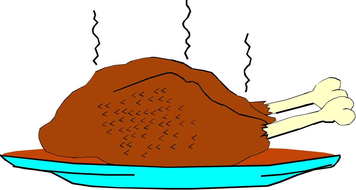 Food Plate with Dog Clipart: Charming Pet Dining Scene