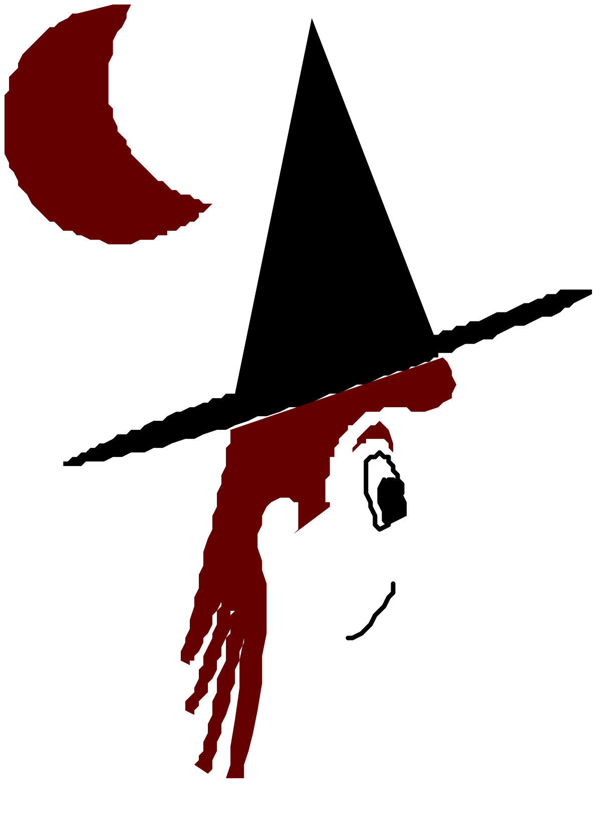Red Hand Reaching for White Hand Clipart - Symbol of Connection