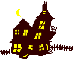 Red and Yellow Church Silhouette Clipart for Vibrant Designs