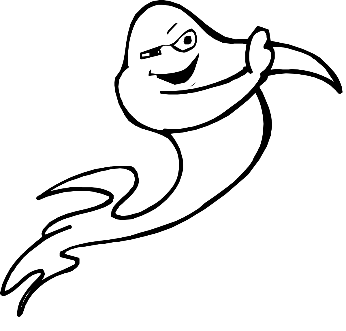 a white dolphin with a black background clip art png transparent White Dolphin on Black Background Clipart