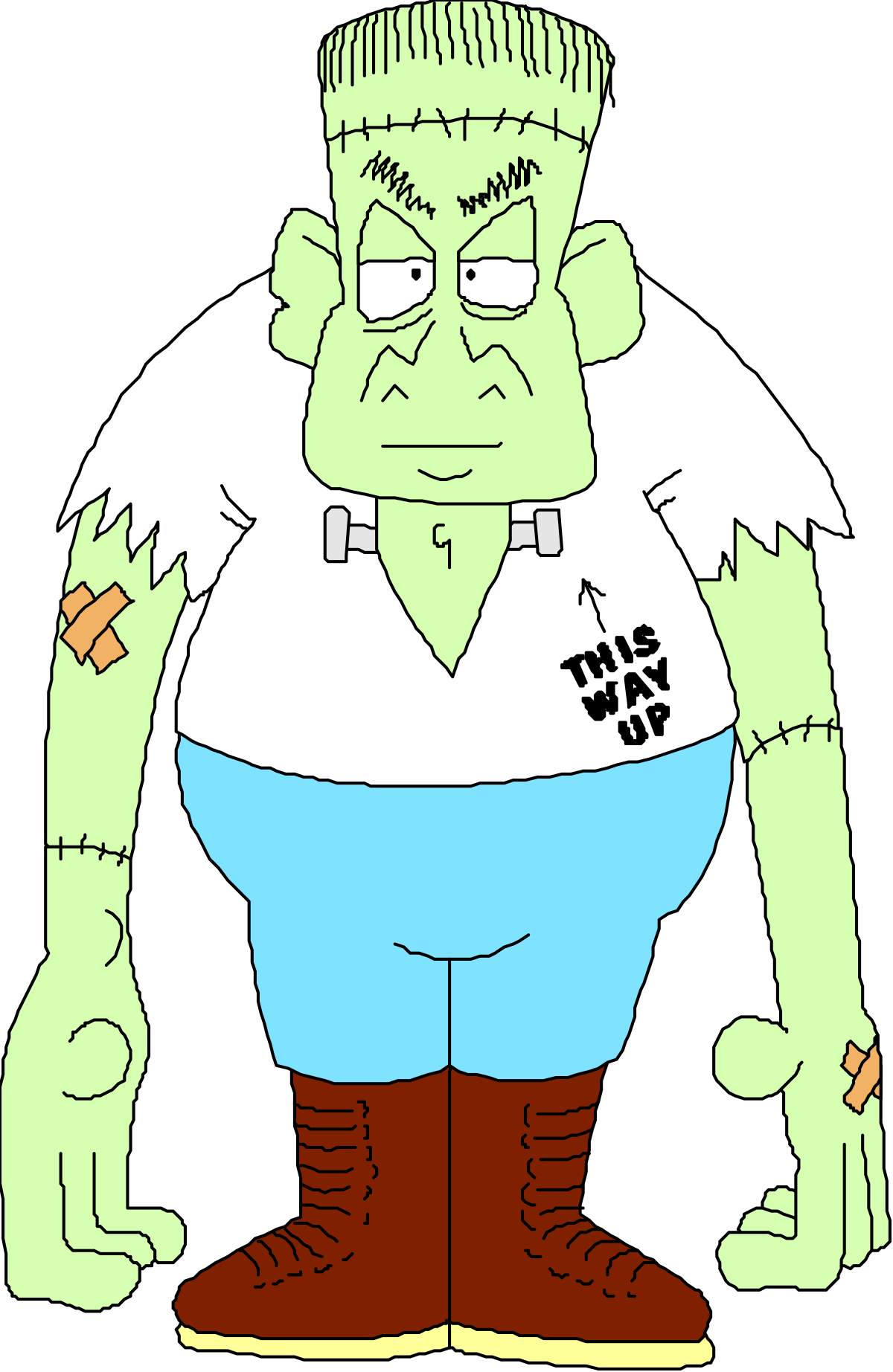 a cartoon character with a big grin on his face clip art png transparent Cartoon Character with Big Grin - Cheerful Clipart for Every Occasion